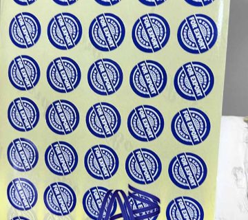 خدمات چاپ لیبل گلاسه در شیراز