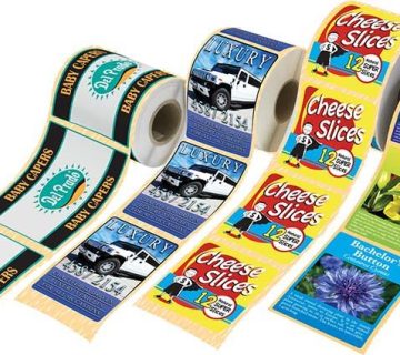 خدمات چاپ لیبل پشت چسبدار در سنندج